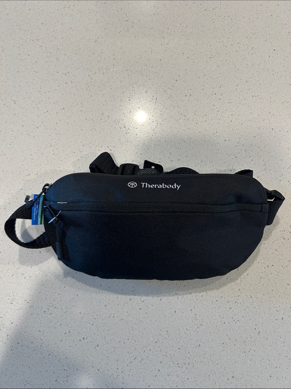 Therabody Black Compact Sling Waist Pack
